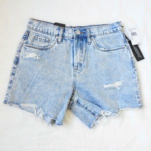 BlankNYC Acid Trip Mom Shorts